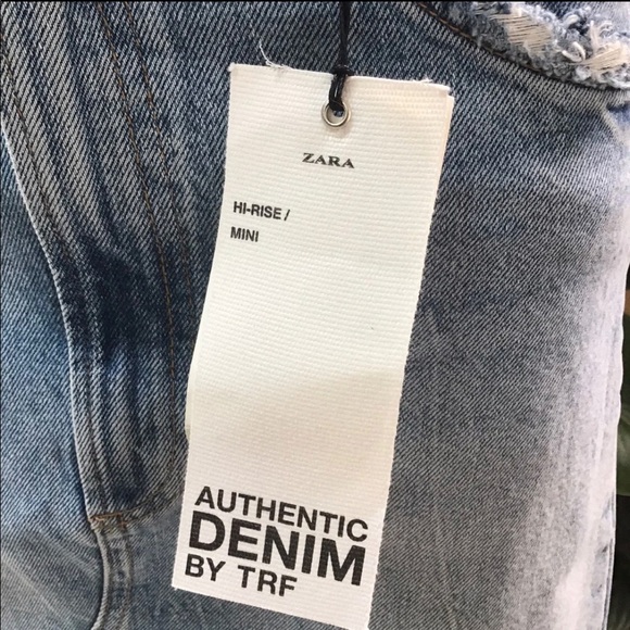 Zara Denim Mini Skirt - Picture 5 of 6